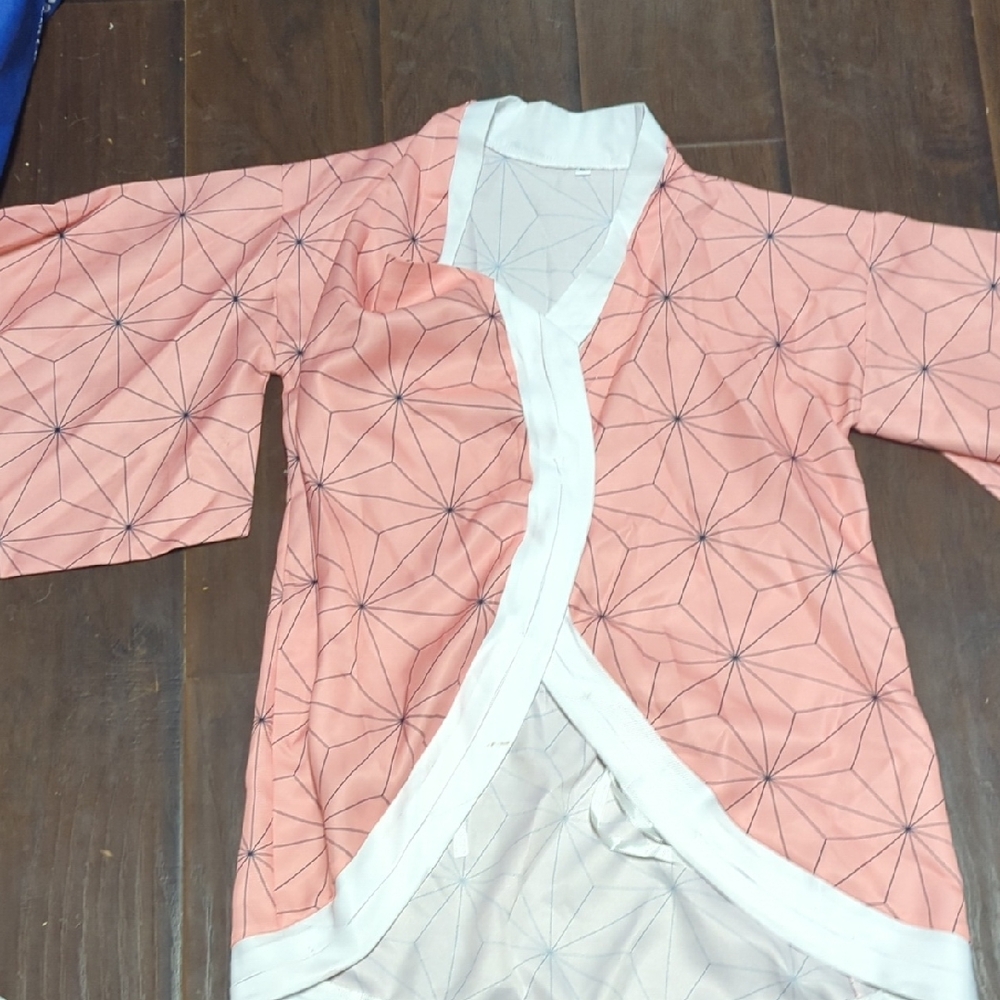 Peach Geometric Kids Bodysuit
